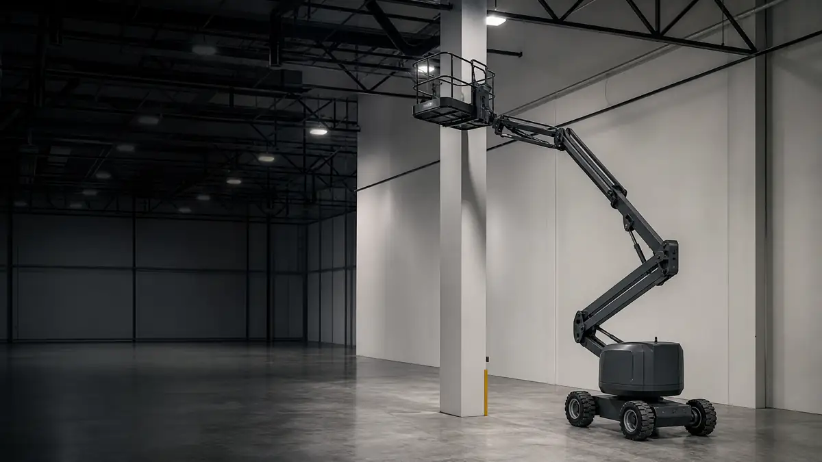 Articulating Boom Lifts jobsite access in Columbia