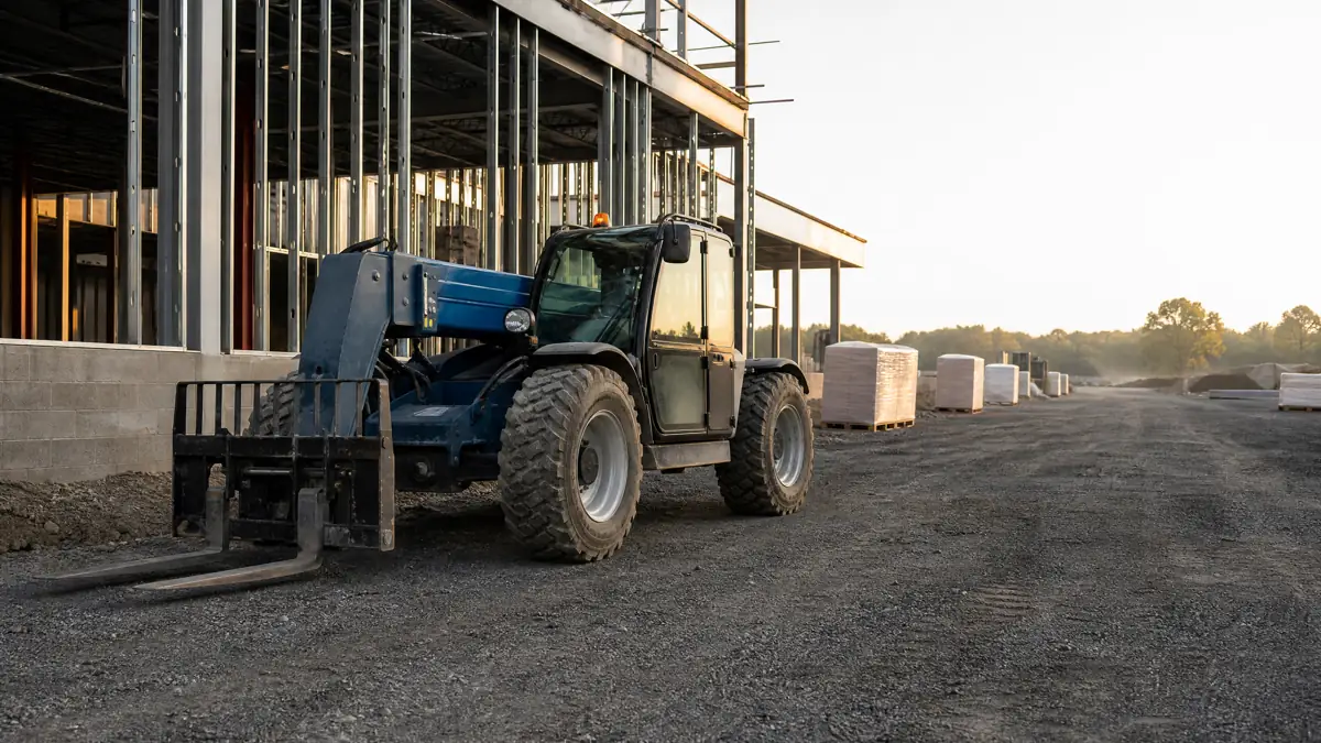 Telescopic Boom Lifts jobsite access in Columbia